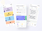 Language Learning app app design clean ui components course app dictionary education app icon set ios app design language language app language learning language school learning app learning english online learning study app translations typography uidesi