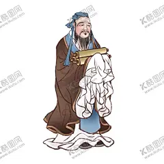 国学人物插画 【酷图网】古代历史名人,古代名医名士,古代诗人,国学人物插画