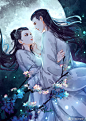 古风情侣@-舟行绿水-