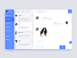 聊天通讯界面UI设计Chat interface design