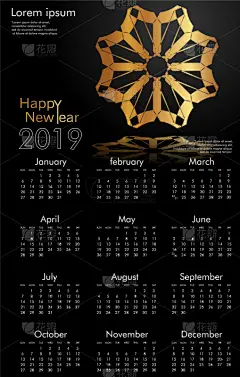 计划书,2019,黄金,日历,极简构图,九月,商务,进出港显示牌,十月