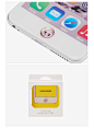 kakao friends 卡通可爱贴纸 手机按键贴指纹识别贴 苹果HOME键贴-tmall.hk天猫国际