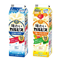 LVmissU采集到日系牛奶包装