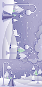 【乐分享】圣诞节雪人剪纸艺术创意PSD素材_平面素材_乐分享-设计共享素材平台 www.lfx20.com
