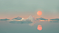 Low Poly Landscapes, Mark Kirkpatrick : Landscape concepts.