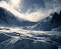 clouds mountains nature snow snow landscapes wallpaper (#851262) / Wallbase.cc