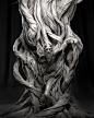 Mimir tree, Eric Valdes : Sculpted version of Mimir while he was still on the tree. Art directed by Rafael Grassetti and Original design by Dela Longfish.<br/><a class="text-meta meta-link" rel="nofollow" href="https://ww