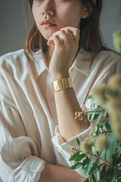黄金首饰批发摄影图