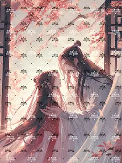 AI版权图古风男女796