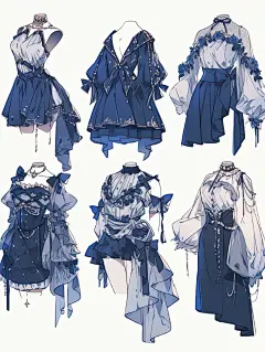 小裙子穿搭｜服装素材 - 小红书