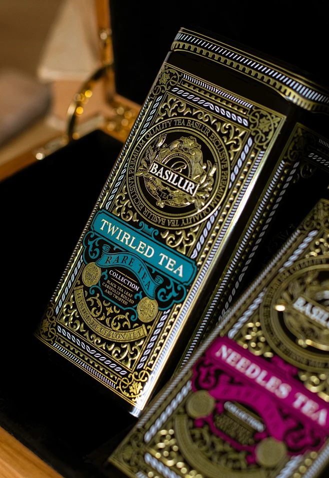 box design elegant graphic luxury Packaging premium Rare tea vintage图片 ...