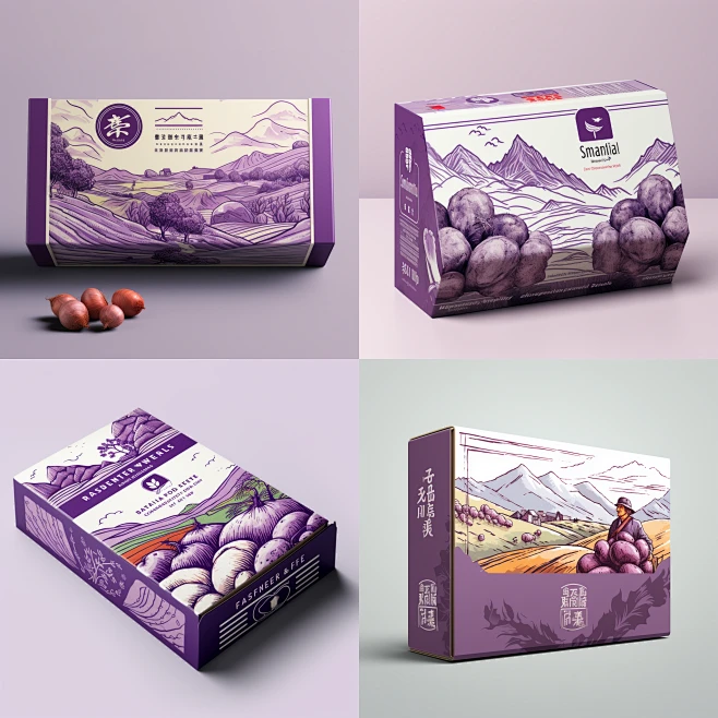 wangning123_Agricultural_product_packaging_design_rectangular_c ...