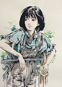 蜉蝣~~采集到参考--插画 手绘
