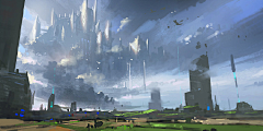 画画的angel采集到场景