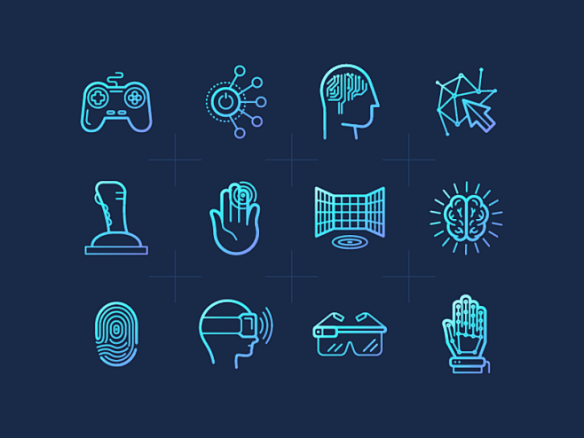 VR icons