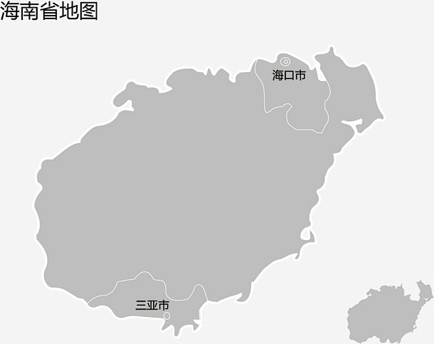 海南省地图