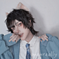 漫真假发男短卷发韩版帅气自然网红cos万用少年少女lolita基佬毛-tmall.com天猫