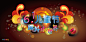 缤纷色彩61字体素材 六一素材翼狐网 源文件下载http://www.yiihuu.com/sc/43762.html