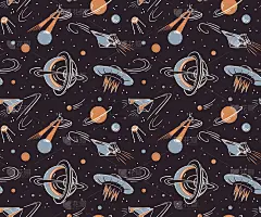 空间矢量与火箭，行星，恒星和卫星无缝模式。