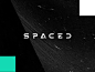 S  P  A  C  E  D identity space design logo print ui branding spacedchallenge