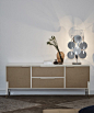 Leather sideboard with drawers CASTELLO | Sideboard by OAK_3