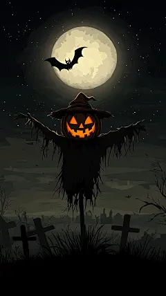 万圣节邪恶黑暗主题海报宣传背景模板通用模板 (35)