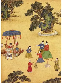 明 宪宗元宵行乐图（滑动浏览长卷） - 小红书