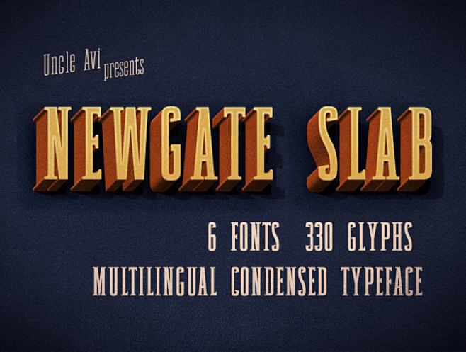 Fonts : Newgate is m...