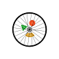 原创防水纹身贴自行车轮 Bicycle Wheel