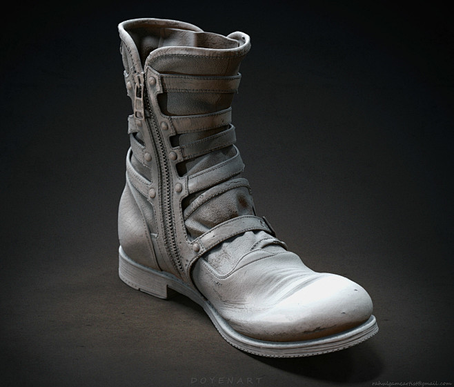 Leather Shoe sculpt,...