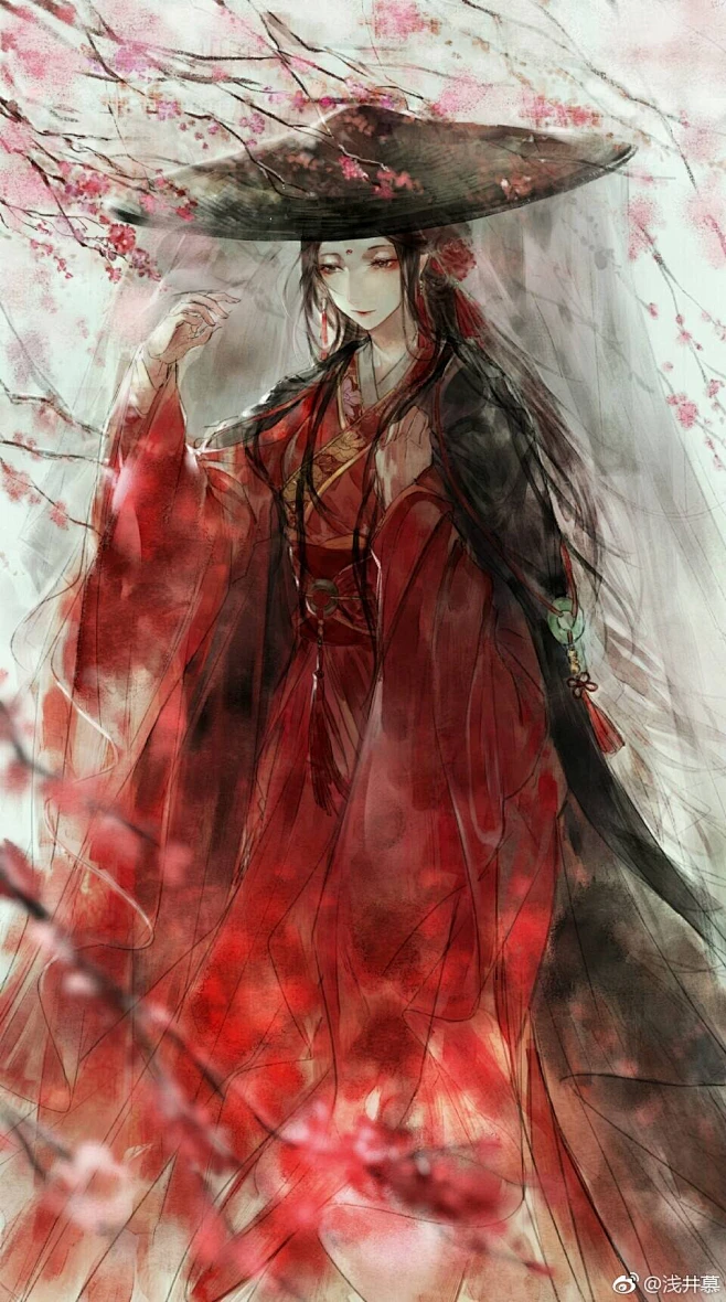 【江厌离】魔道祖师 浅井慕/绘-花瓣网