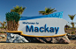 Mackay entry sign