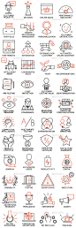 图标组业务管理-第1部分业务图标Icons Set of Business Management - part 1 - Business Icons优势、广告、福利、商业、蜡膜,沟通能力、crm、客户、效率、经验,专家,专注,功能,图标,实现,信息图表,集成、交互,线性的,管理、谈判、轮廓,过程,生产力,盈利能力、关系,servce,策略,矢量 advantage, advertising, benefits, business, cereer, communication, competence, cr