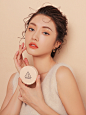 电商设计 韩国护肤彩妆化妆品模特摄影参考 淘宝美工