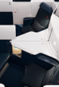 air france unveils new business seats with enveloping curves and sliding doors