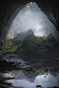 #场景氛围灵感素材# 世界上最大的洞穴Son Doong Cave （韩松洞） ​​​​