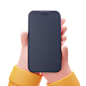 Mobile in Hand 3D Illustration