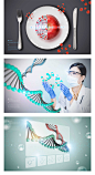 未来科技医疗技术DNA分子元素研究药品医生合成海报PSD分层素材-淘宝网