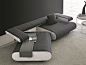 Convertible fabric sofa ALICE | Fabric sofa by Egoitaliano