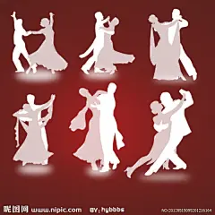 交谊舞动作笔刷