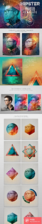 Hipster Photo Template  - PS饭团网