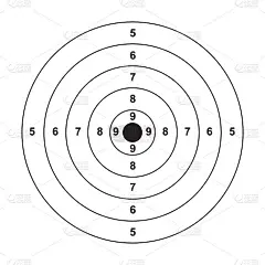 空炮靶纸上射击靶纸上射击靶纸上射击靶纸上射击靶纸上射击靶纸上射击靶纸上射击靶纸上射击白背景矢量