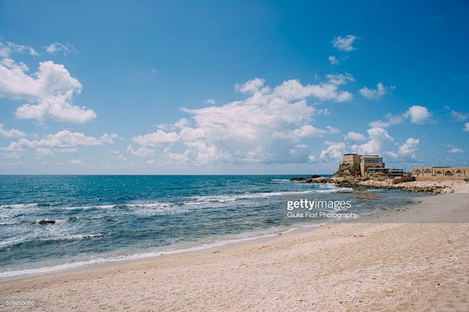 Beach in Caesarea, I...