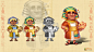 Noai owl studio Game Art concept art Character design  egypt cleopatra venus Caesar vizier