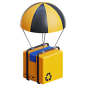 Air Delivery 3D Icon