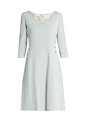 Goat Darling V-neck wool-crepe dress