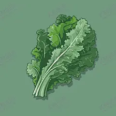 茼蒿蔬菜手绘矢量插画 【酷图网】茼蒿,蔬菜,植物,食物,手绘,插图,矢量,涂鸦,卡通,插画,简笔画,儿童插画,logo,图标,图形,元素,图样,形状