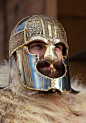 Recreation of Vendel XIV helm. Photograph courtesy G.Kulig & D.A.Huggins.