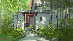 冰折射光采集到场景