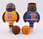 A Good Company presents Sticky Monster Lab Sports 03 and 04 Basketball Figure Series : Right where the Sticky Monster Lab Sports series left off last year, comes the 2019 SML SPORT SERIES 03 and 04 Basketball themed figure from the South Korean mastermind